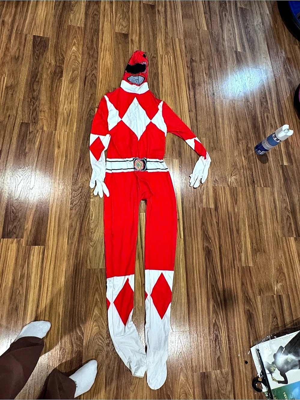 Adult red Power Ranger Costume - XL